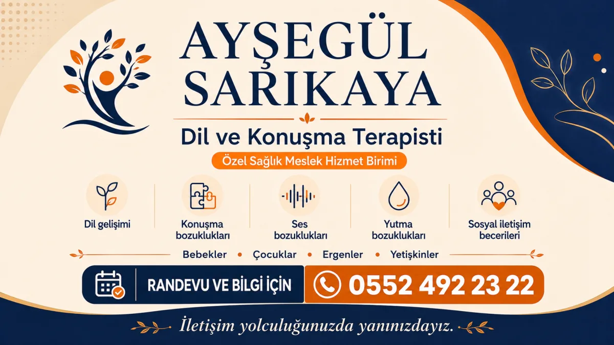 Anamur Dil ve Konuşma Terapisti Ayşegül Sarıkaya ÖSMHB