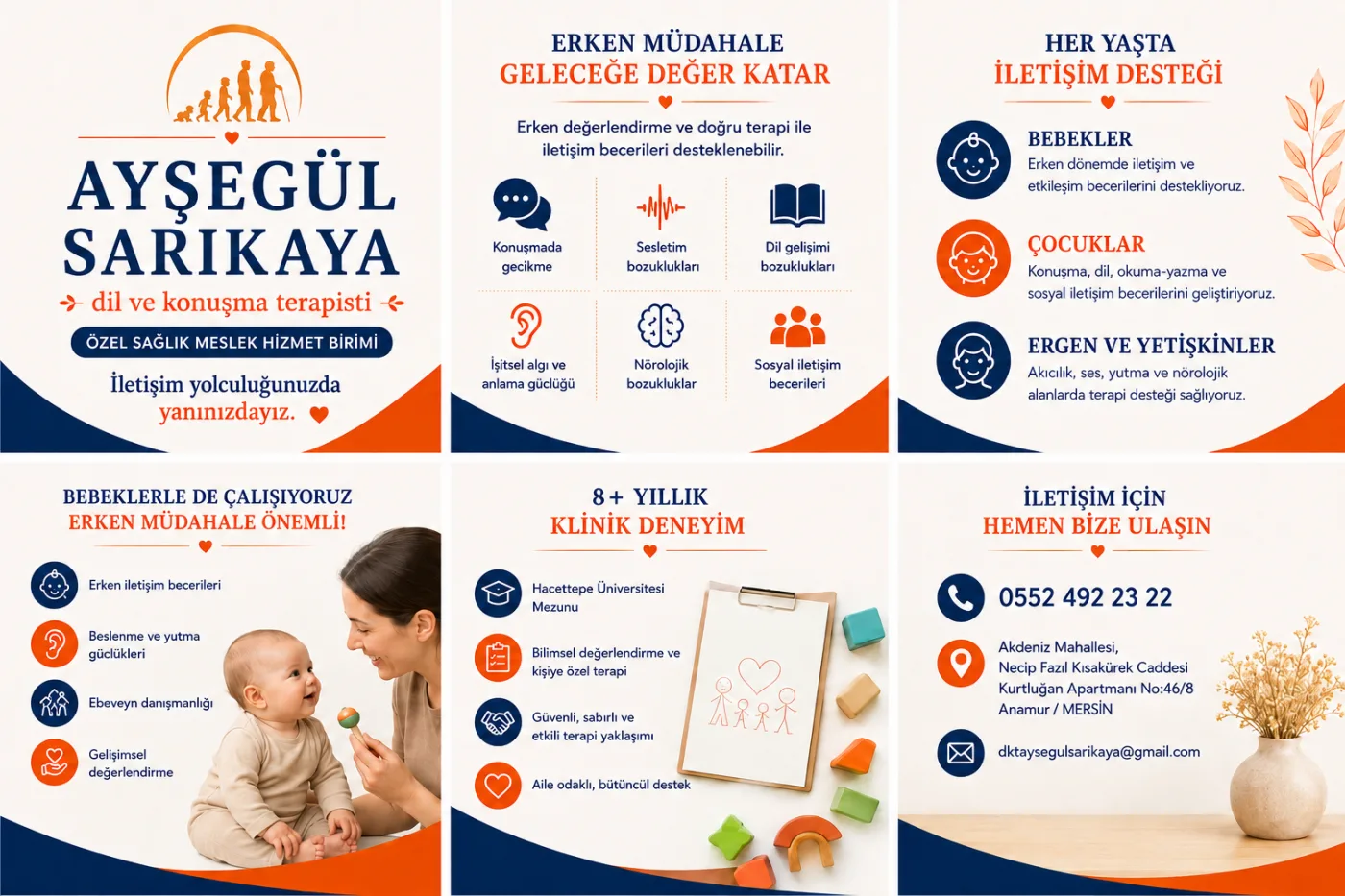 Anamur Dil ve Konuşma Terapisti Ayşegül Sarıkaya ÖSMHB galeri